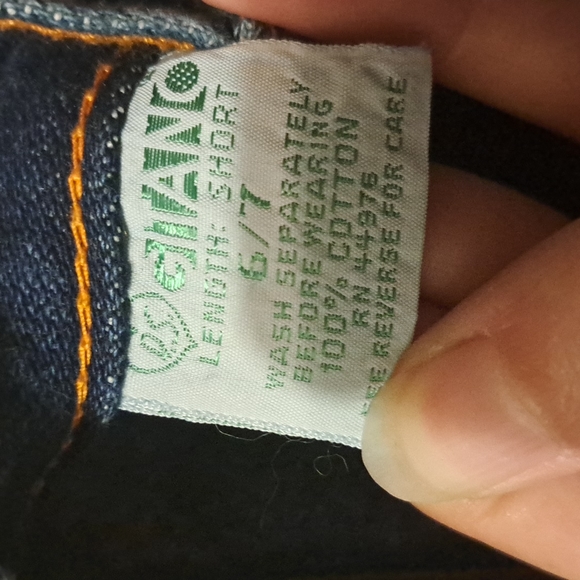 Vintage P.S. Gitano Jeans Size 6/7 Short - Picture 8 of 8
